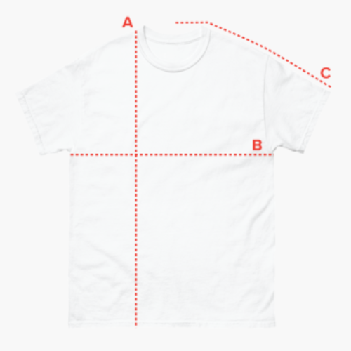 Product Size Info Diagram